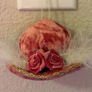 Whimsical Hat Christmas Ornament, Italy